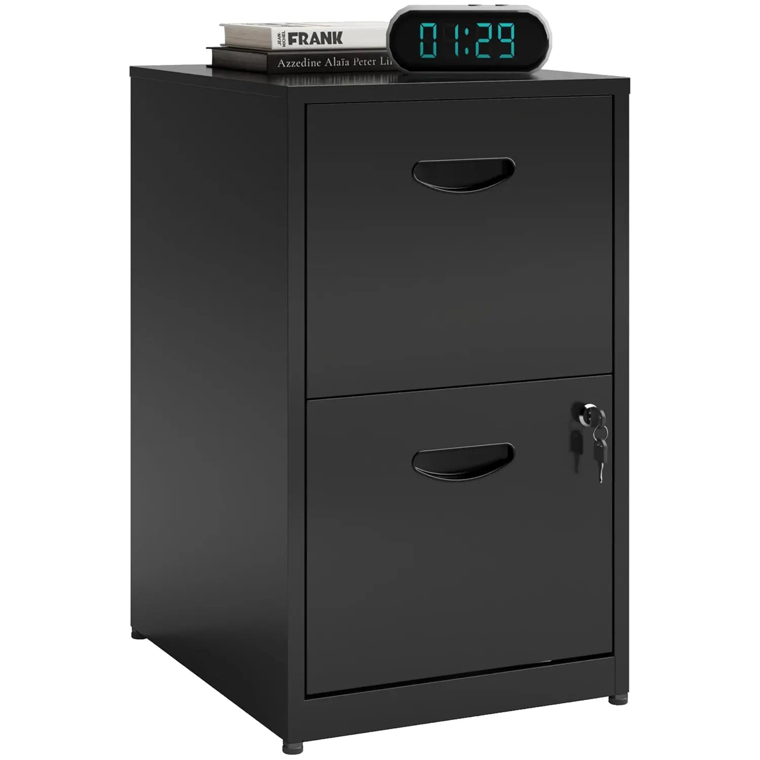 2 Drawer File Cabinet with Lock, Metal File Cabinets for Home Office, Two Drawer Locking Filing Cabinet, Small File, Customized