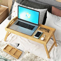 Laptop Table Stand Lap Desk/Stand/Table Adjustable Riser Portable Laptop Cooling Holder desk for bed Wood Bed Tray