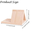 Duty Upgraded Triangular Bookshelf Thickened Wood-Freestanding Low-Profile Short Bookcase Suitable for Office,Desk Organization
