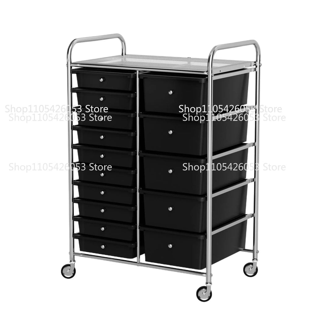 Household storage cabinets Multi-layer drawer lockers Cosmetics shelves Sundries Living room removable storage cart