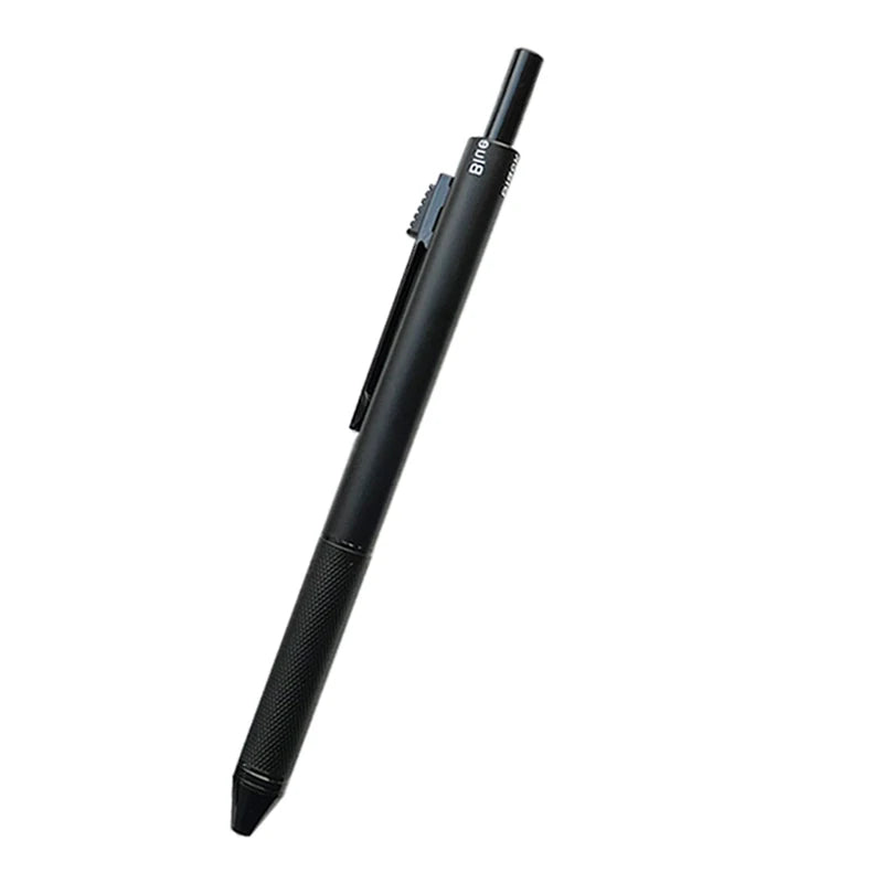 Metal Multicolor Pen 4 In 1 Gravity Sensor Ballpoint Pen 3 Colors Ball Pen and 1 Mechanical Pencil Office School Stationery Gfit