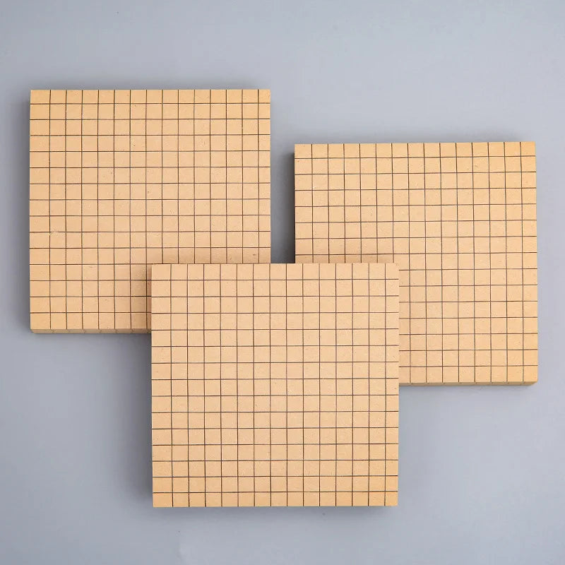 Various Specifications Optional Kraft Paper Post-it Grid Message Book Note Book 80 Pages
