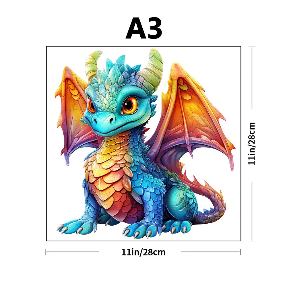 Adult advanced plywood puzzle, unique irregular animal shaped particles, suitable for home games and home decoration - ideal gif