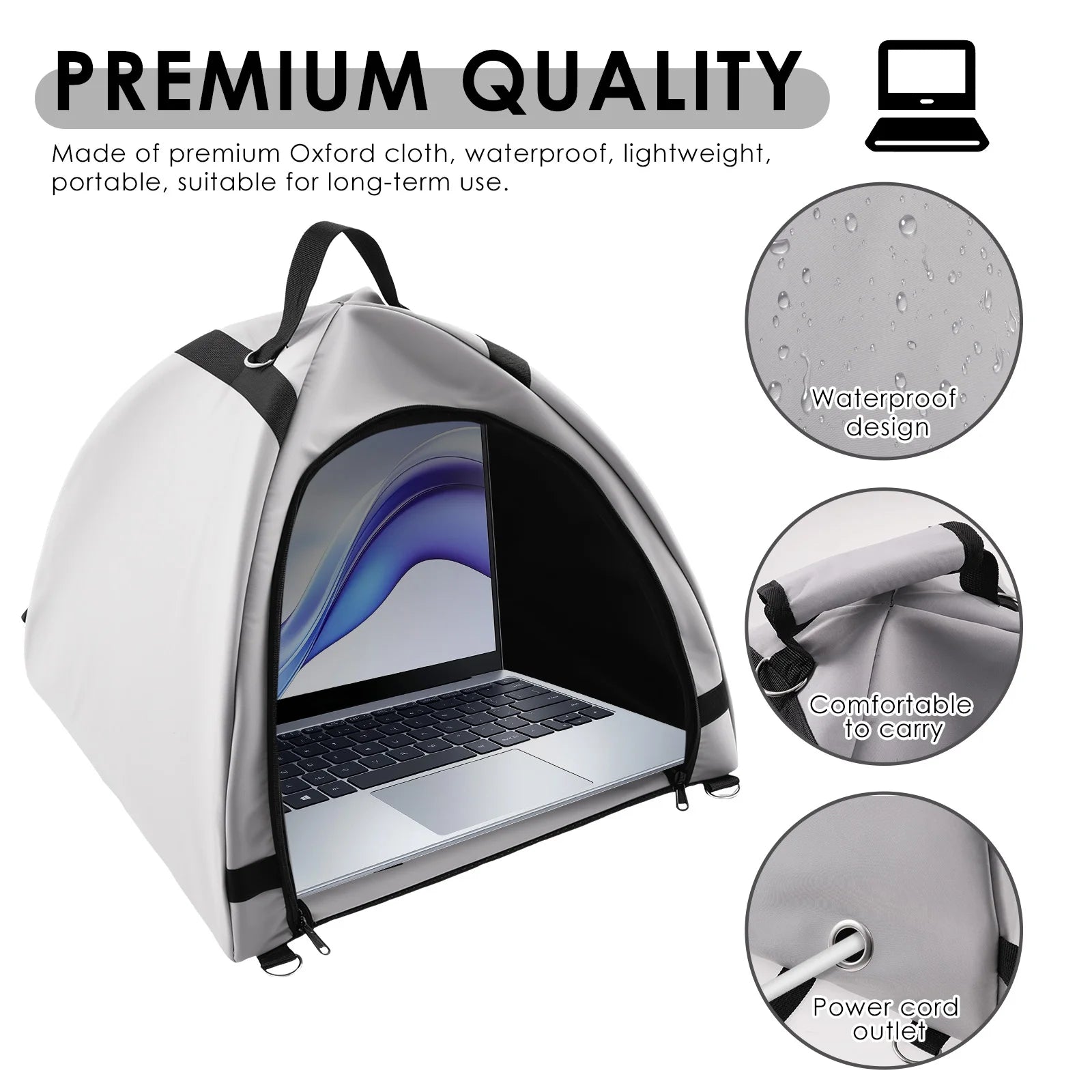 Laptop Sun Shade Privacy Screen Hood Portable Foldable Notebook Sun Shade Protects Privacy for Macbook Lenovo Dell Notebook