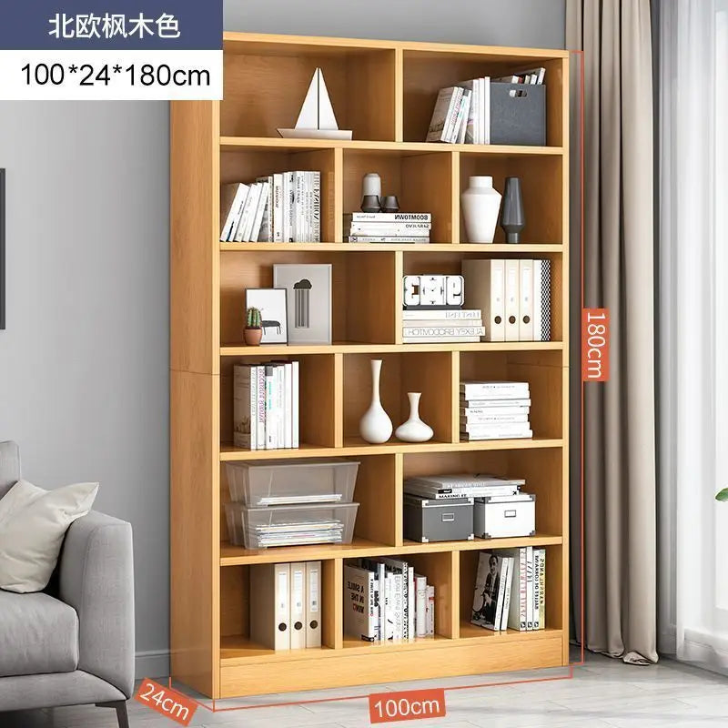 Luxury Library Office Book Storage Furniture Wooden Bookcase Bookshelf Office Furniture