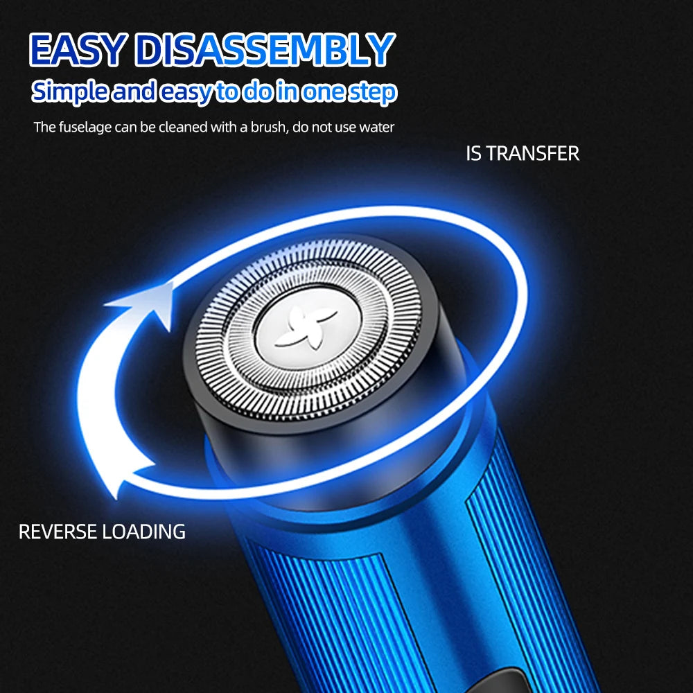 Portable Mini Electric Shaver Rechargeable Razor Epilator Women's Shaving Machine for Men Car Mini Shaver Electric Shaving Tools