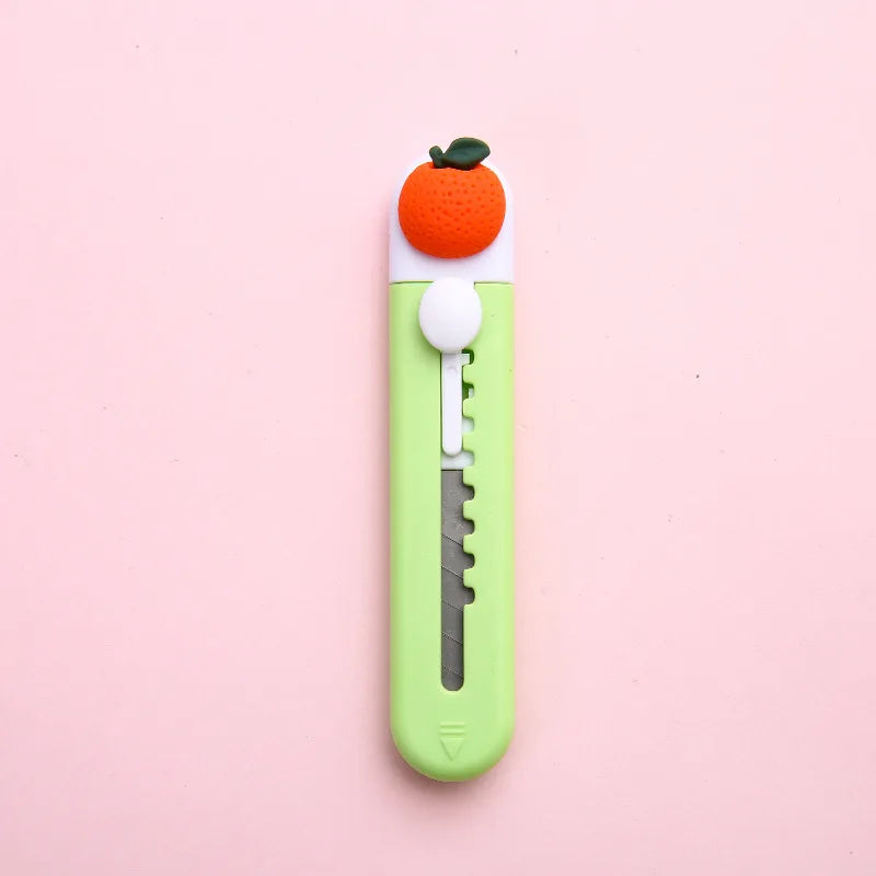 Mini Cute Art Knife Portable Parcel Unpacking Knife Office Paper Cutting Hand Knife Student Stationery Supplies