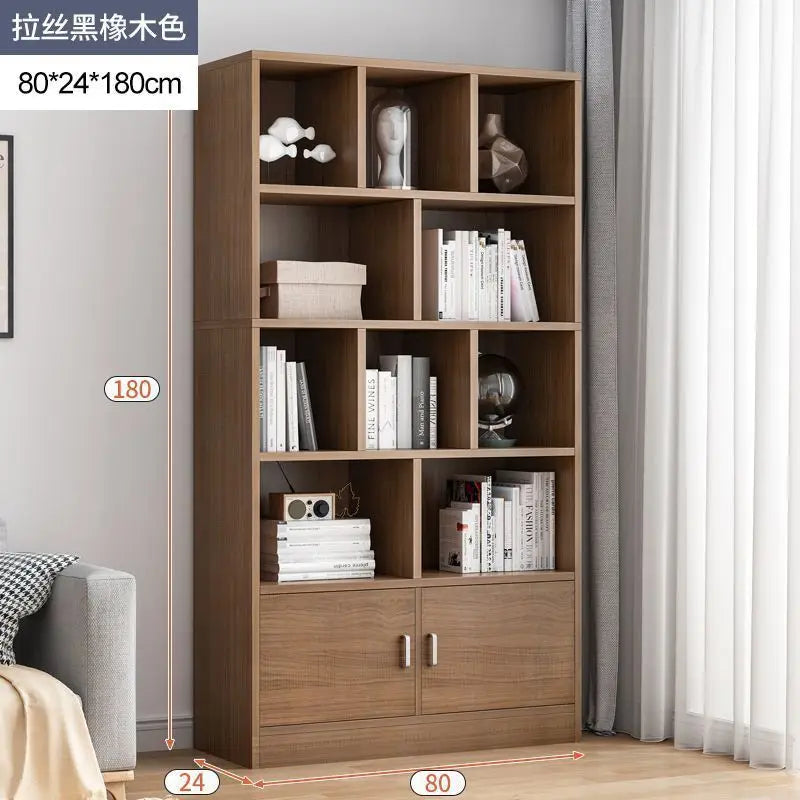 Luxury Library Office Book Storage Furniture Wooden Bookcase Bookshelf Office Furniture