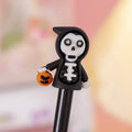 1-6-36 Pieces Stationery Cute Cartoon Halloween Pumpkin Cushaw Gel Pen Creative