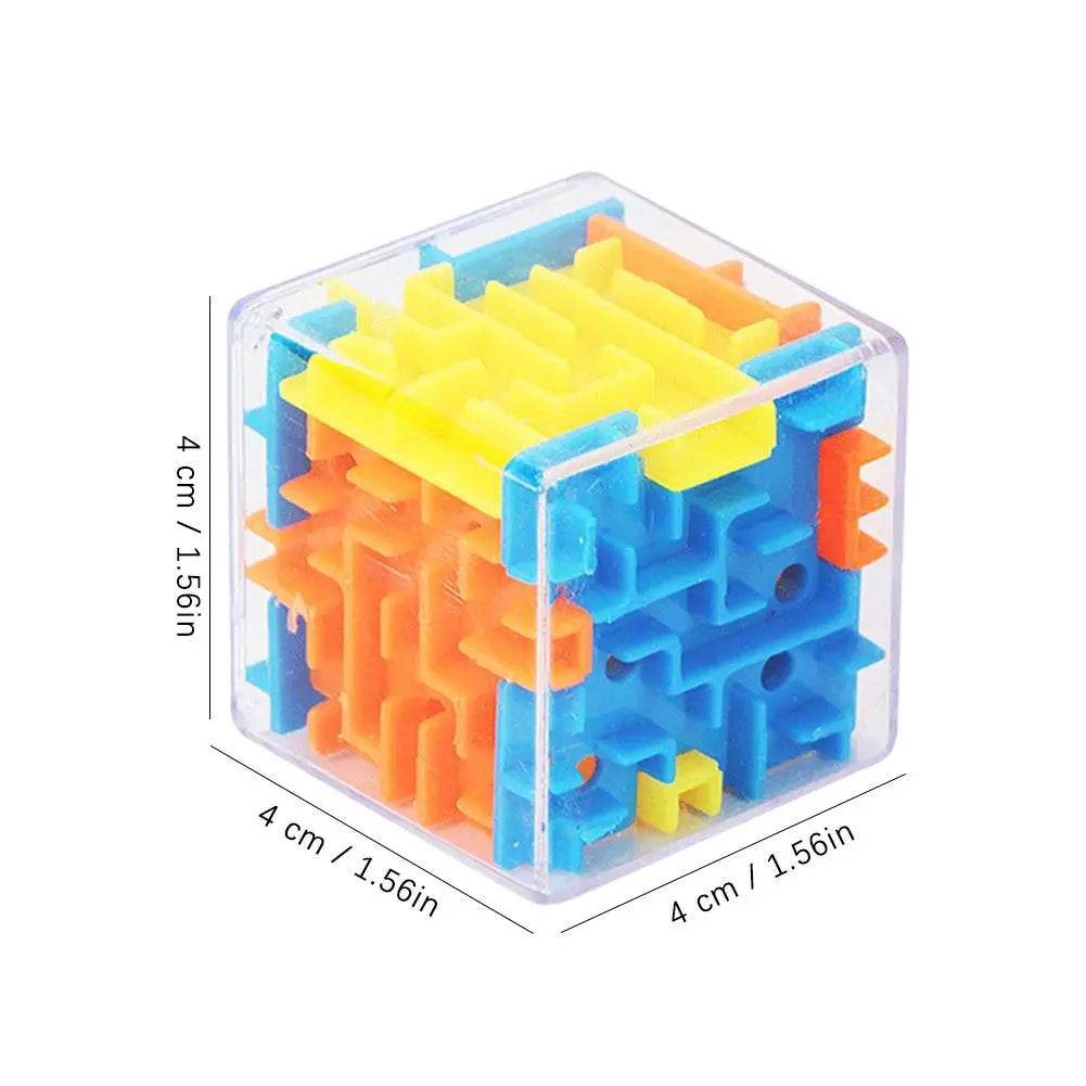 3D Maze Magic Cube Toys Children Gift Six-sided Brain Developing Educational Toy Labyrinth Ball Toys Magical Maze Ball Giveaway