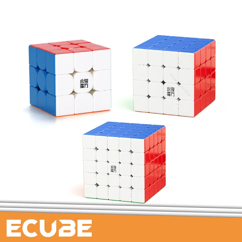 [ECube] YJ Pocket Cube Series Mini Magnetic 3x3 4x4 5x5 Cubes Professional Toys with Magnets for Speedcubing