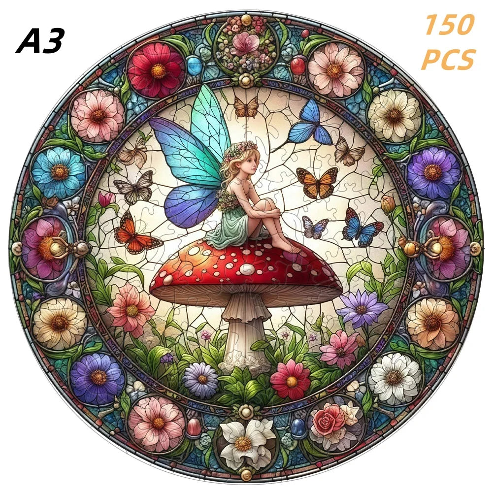 Seashell Wooden Puzzle for Adults Game Whimsy Coastal Ocean Decor Wood Jigsaw Art  Puzzle Board Educational Christmas Gifts Toys