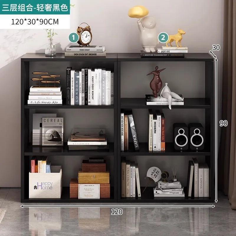 BookShelf Decor Living Room Cabinets Dressers Display House Desk Boocase Entryways Wood Storage Luxury Cabinet Trendy Furniture