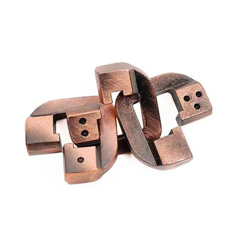 Brother Lock Metal Puzzles Brain Teasers for Adults Kids Boys Girls Mind IQ Logic Test Disentanglement Educational Toys Games