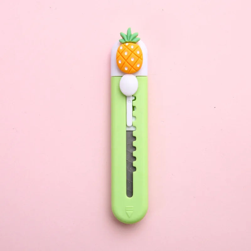 Mini Cute Art Knife Portable Parcel Unpacking Knife Office Paper Cutting Hand Knife Student Stationery Supplies