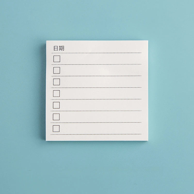 Various Specifications Optional Kraft Paper Post-it Grid Message Book Note Book 80 Pages
