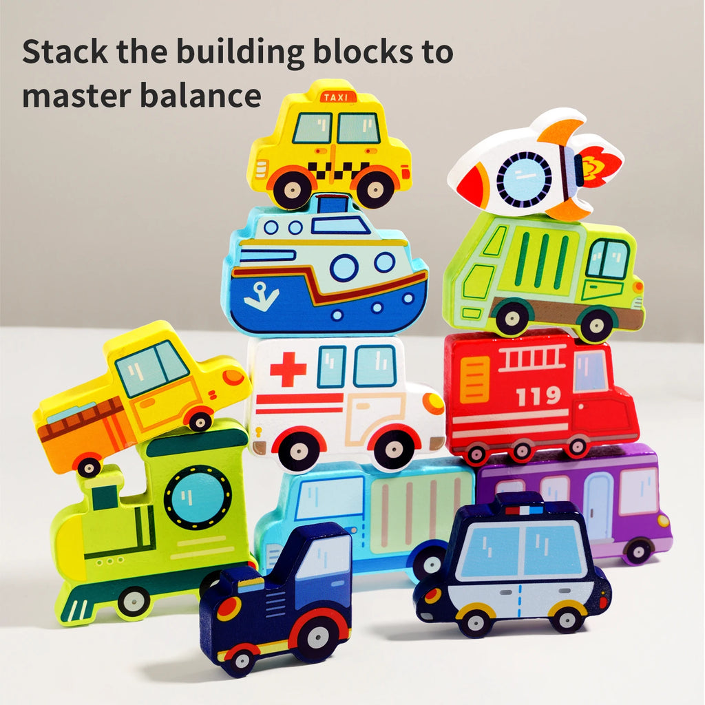 Montessori Toy Wooden jigsaw Puzzle Creative 3D Puzzle for Children's Intelligence Development Ealy Educational Toy For Children