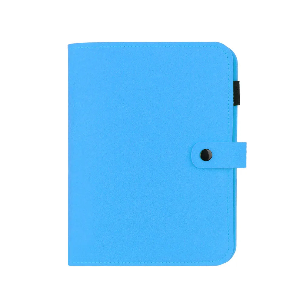 A5 A6 New Office Supplies Stationery Travel Diary Portable Diary Felt Notebook Felt Shell Ring Binder