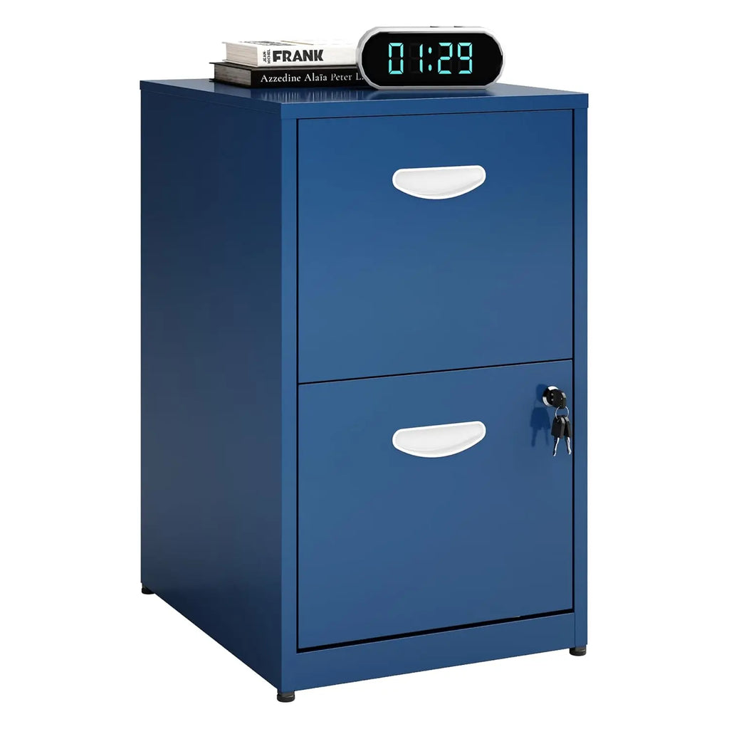 2 Drawer File Cabinet with Lock, Metal File Cabinets for Home Office, Two Drawer Locking Filing Cabinet, Small File, Customized