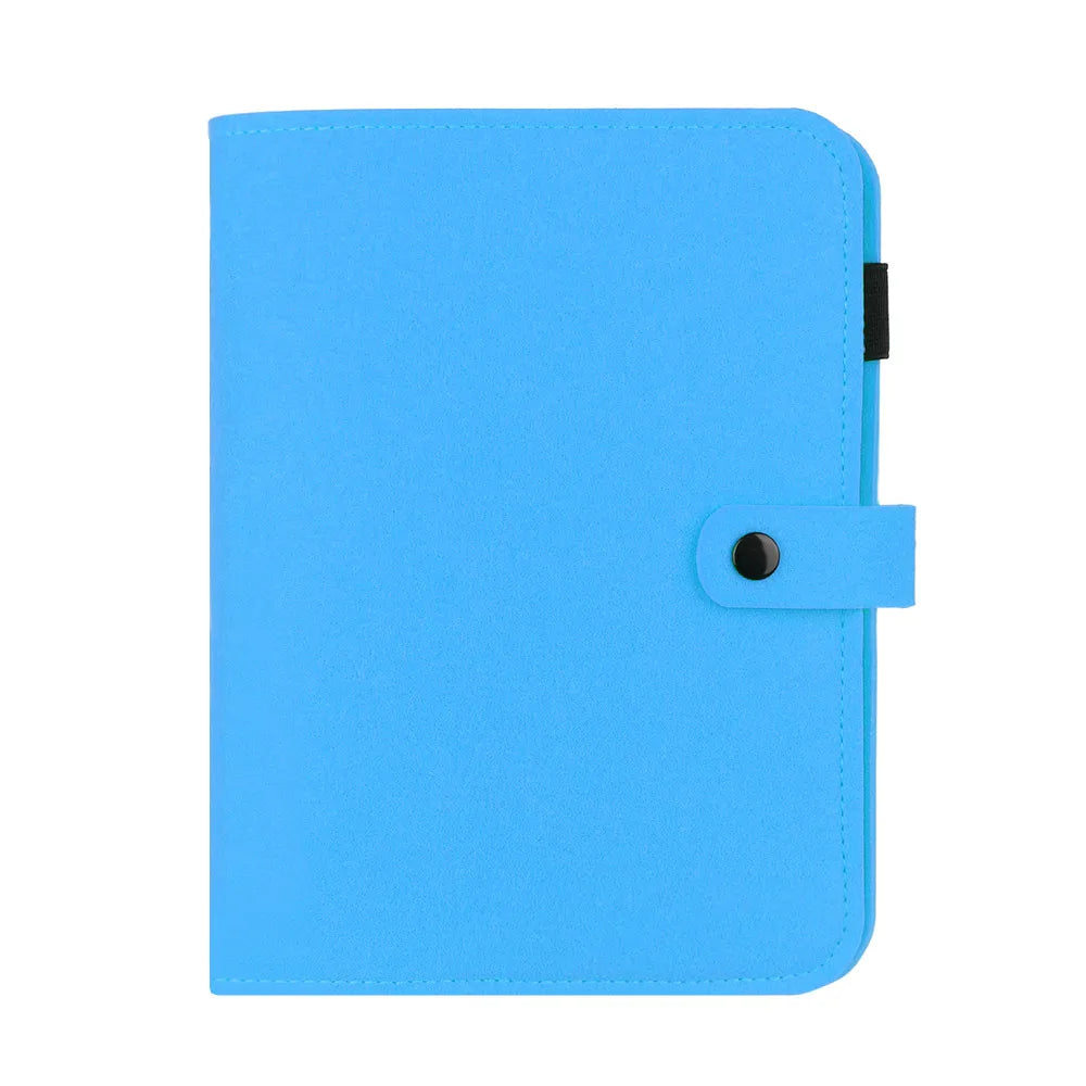A5 A6 New Office Supplies Stationery Travel Diary Portable Diary Felt Notebook Felt Shell Ring Binder