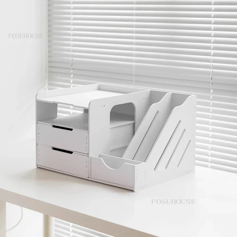 Office Filing Cabinet Storage Box Information Rack Office Furniture Large-capacity Desktop Storage File Rack Multi-layer Cabinet