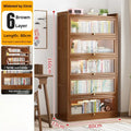 Firm Household Simple Bookshelf Shelf Floor-to-ceiling Children's Study Bookcase Wall Storage Cabinet