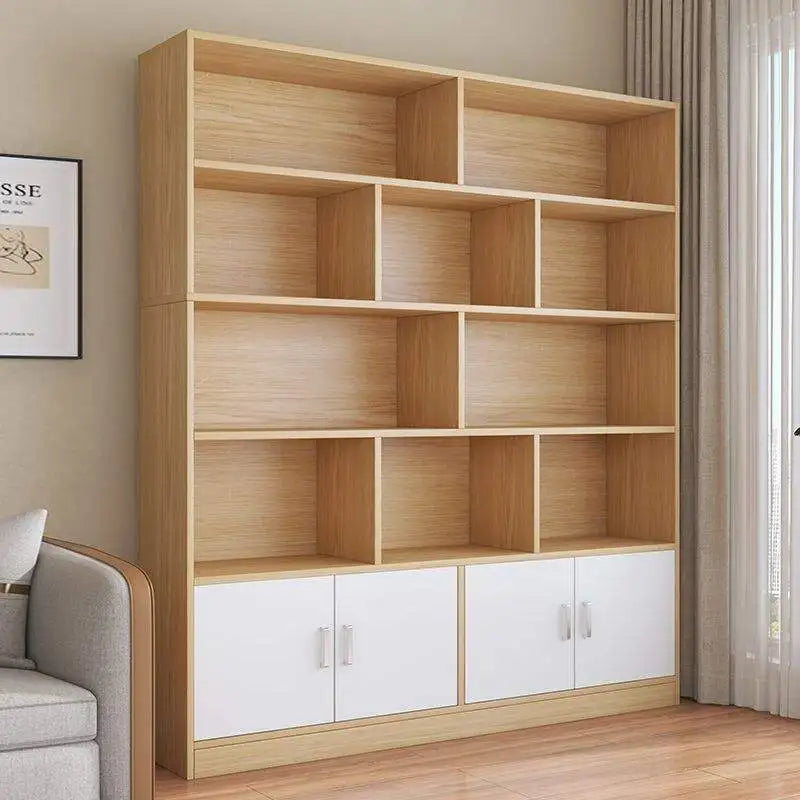 Luxury Library Office Book Storage Furniture Wooden Bookcase Bookshelf Office Furniture