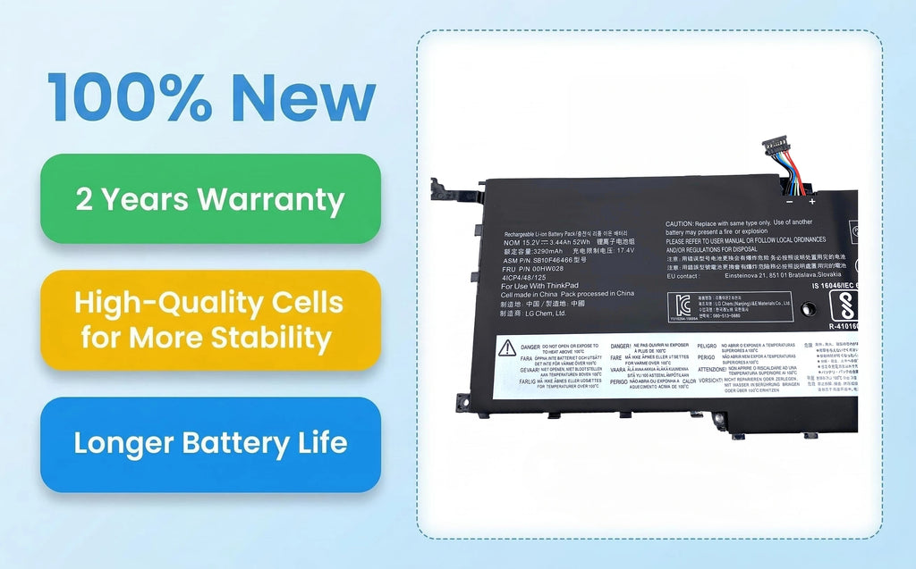 00HW029 00HW028 01AV439 01AV409 Laptop Battery For Lenovo ThinkPad X1 Carbon Gen 4 2016 X1 Yoga 1st 2016 SB10F46467 SB10F46466