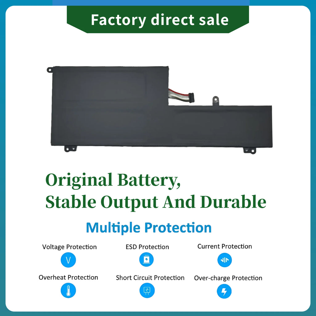 Factory Direct!  L16L6PC1 L16C6PC1 Laptop Battery for Lenovo Yoga 720 720-15 720-15Ikb Series Notebook L16M6PC1 72WH
