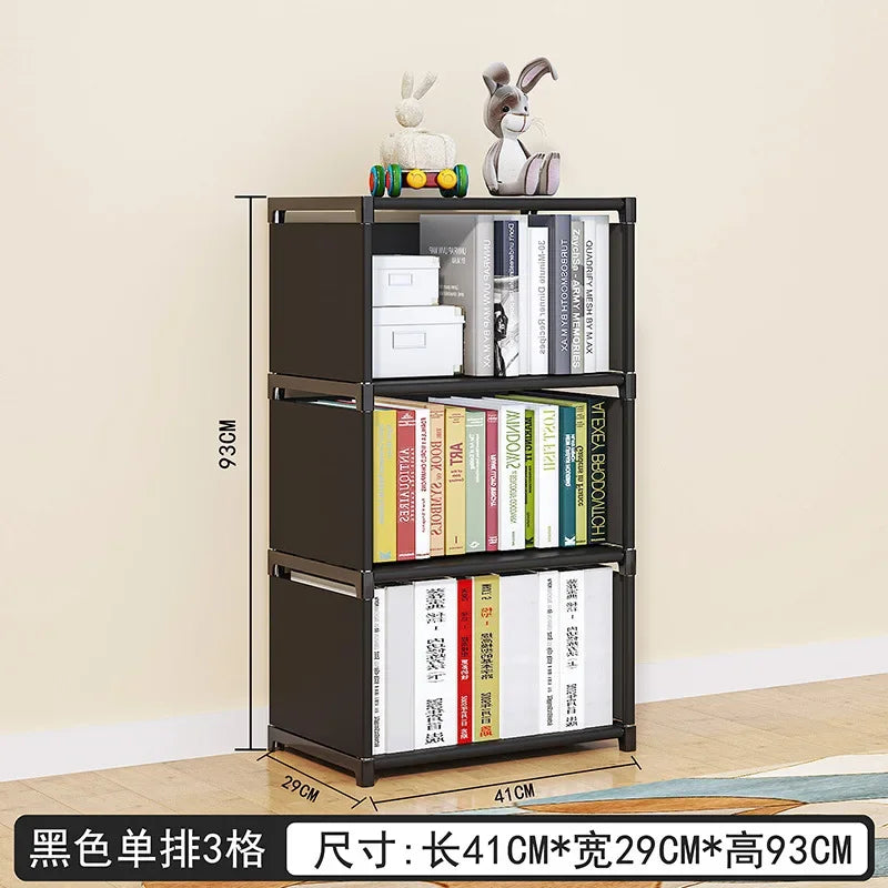 Kid Bookshelf Organizer Mobile Document Rack Picture Book Desk Side Storage Children Librero Infantil Bookcases Furniture