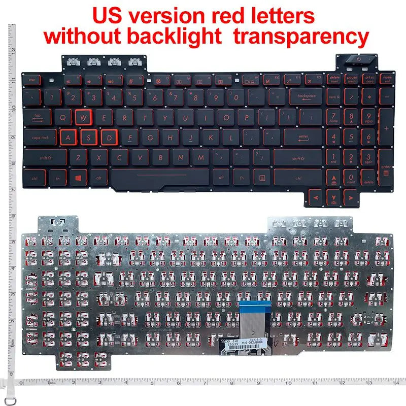 New Backlit keyboard for Asus TUF Gaming FX505 FX505G FX505D FX505GD FX505GE FX505GM FX505DY FX505DV fx505dt US laptop