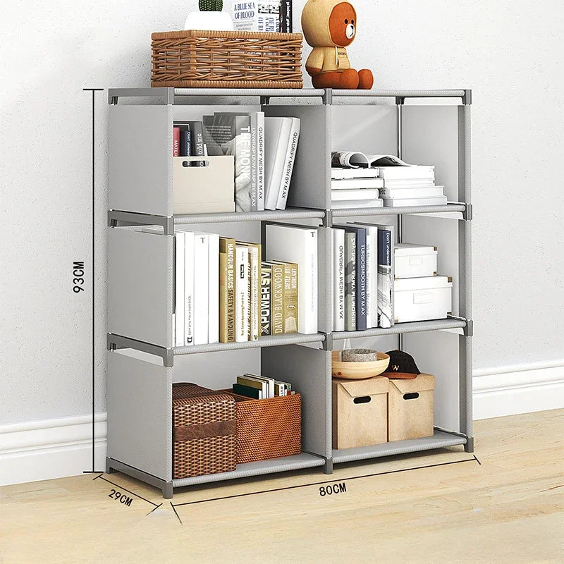 Kid Bookshelf Organizer Mobile Document Rack Picture Book Desk Side Storage Children Librero Infantil Bookcases Furniture