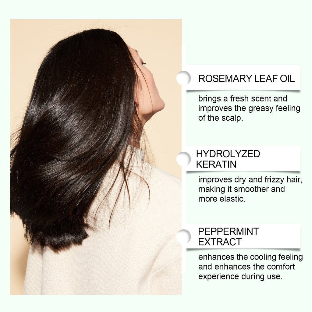 Rosemary Care Gentle Cleansing Nourishing Scalp Natural & Fluffy Shampoo Hair Care