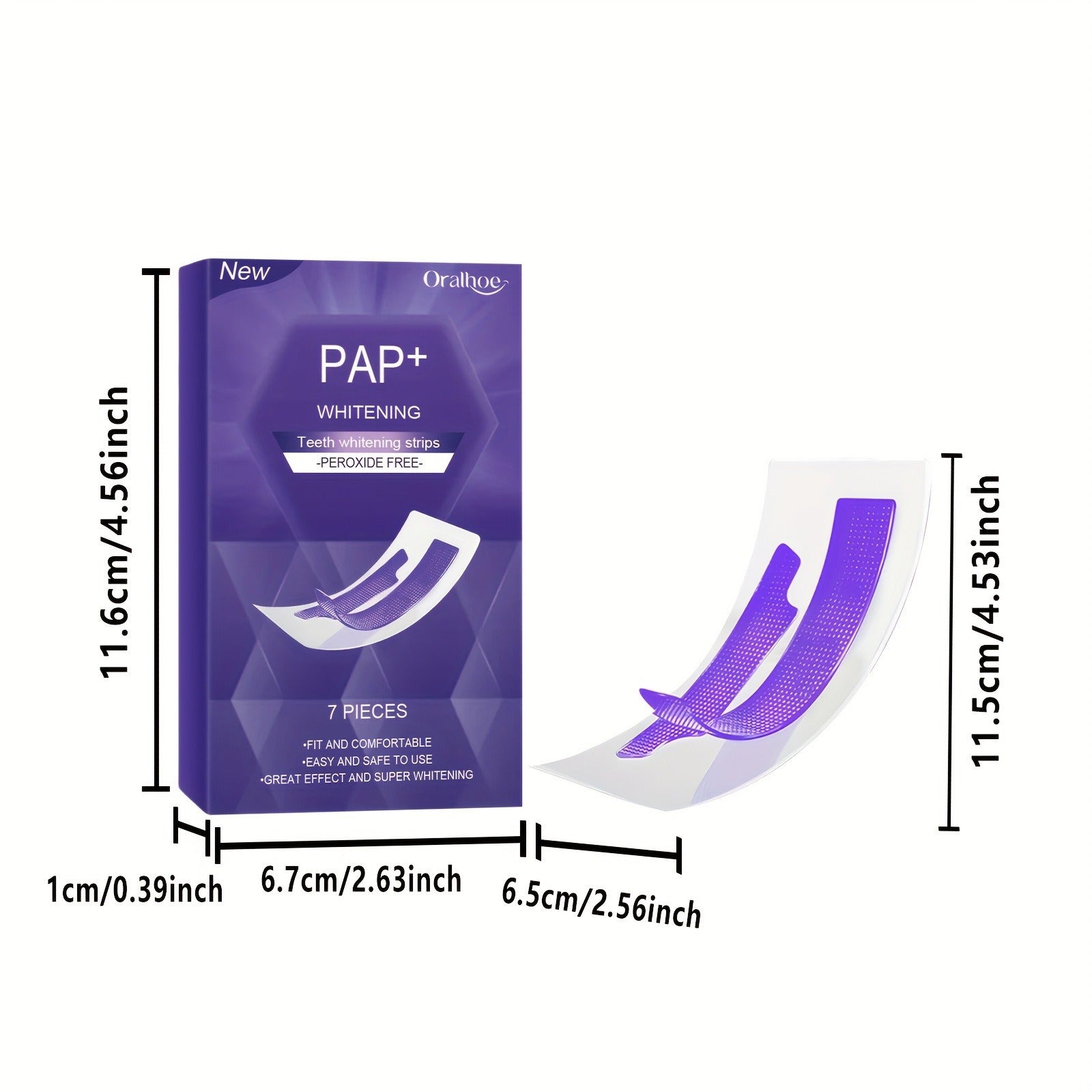 Ruza Purple Whitening Teeth Strips
