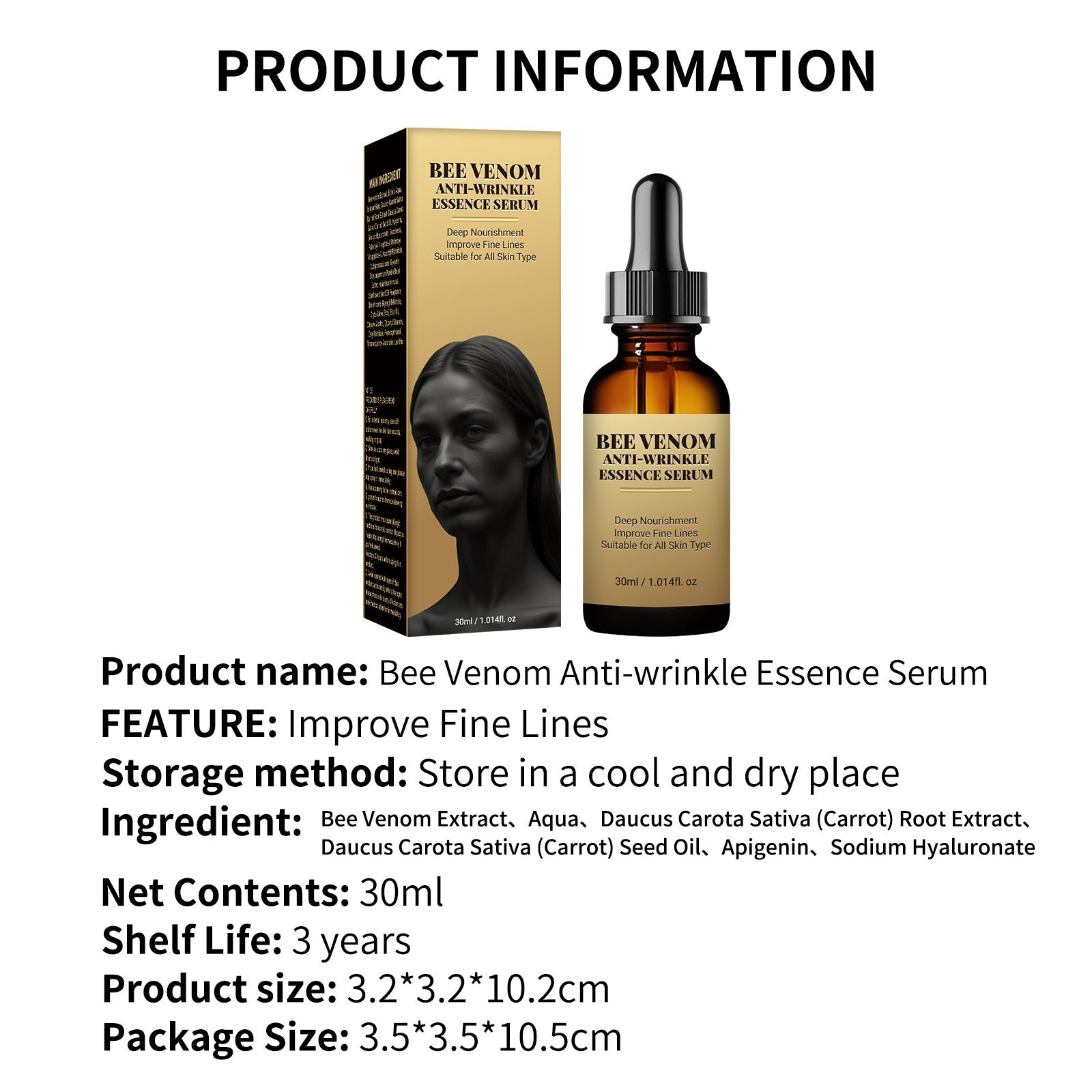 Replenishment Skin Massage Care Skin Care 30ml Hyaluronic Acid